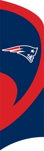 Patriots Tall Team Flag 8.5' x 2.5'