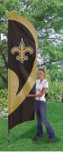 Saints Tall Team Flag 8.5' x 2.5'
