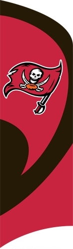 Buccaneers Tall Team Flag 8.5' x 2.5'