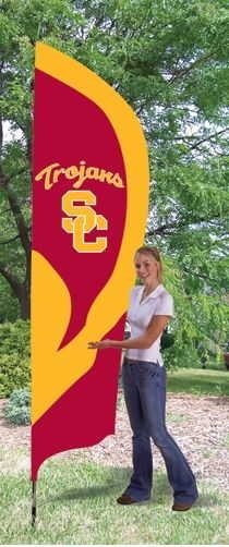USC Trojans "SC" Tall Team Flag 8.5' x 2.5'