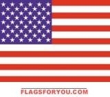Applique 4' x 6' US Flag