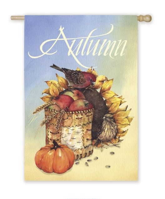 Autumn Icons House Flag