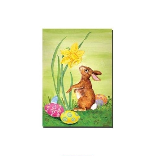Bunny Daffodil House Flag - 1 left