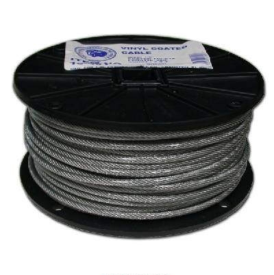 1/8" x 250' Vinyl Coated Cable 7x7