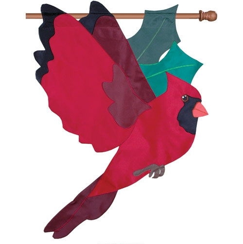 Cardinal & Holly House Flag