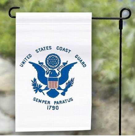 US Made Coast Guard Garden Flag 12" x 18"