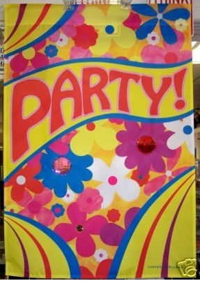 Groovy Hippie Party House Flag - 1 left