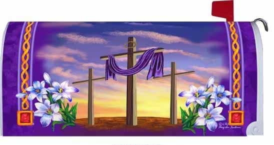 He Is Risen Mailbox Cover