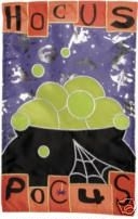 applique Halloween Magic Hocus Pocus Garden Flag - 1 left