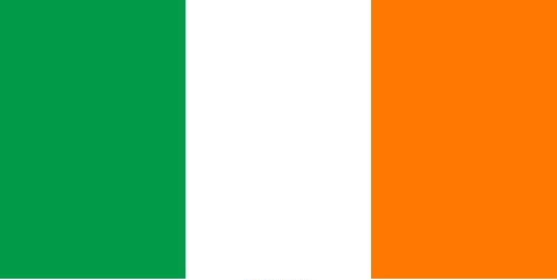 2' x 3' Ireland High Wind, US Made Flag