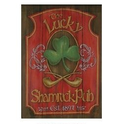 1 left - Irish Pub Sign Garden Flag