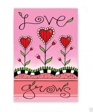 1 left - Love Grows House Flag
