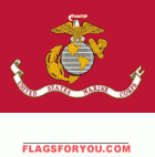 Marine Corps Small Flag 2x3