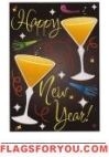 1 left - New Year's Celebration Garden Flag