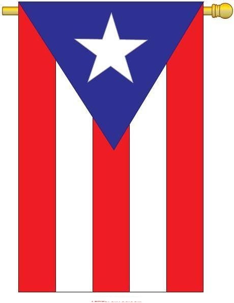 Puerto Rico Garden Flag