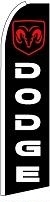 Dodge Feather Flag 2.5' x 11.5'