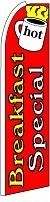 Breakfast Special Feather Flag 2.5' x 11.5'