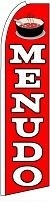 Menudo Wind Feather Flag 3' x 11.5'