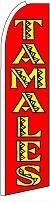 Tamales Feather Flag 2.5' x 11.5'