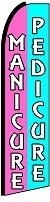 Manicure / Pedicure Feather Flag 2.5' x 11.5'
