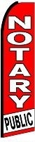 Notary Public Feather Flag 2.5' x 11.5'
