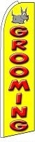 Grooming Feather Flag 2.5' x 11.5'