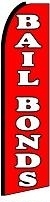 Bail Bonds Feather Flag 2.5' x 11.5'