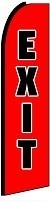 Exit Feather Flag 2.5' x 11.5'