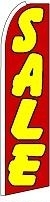 Sale (Red & Yellow) Feather Flag 2.5' x 11.5'