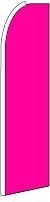 Solid (Pink) Feather Flag 2.5' x 11.5'