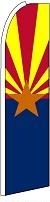 Arizona State Wind Feather Flag 2.5' x 11.5'