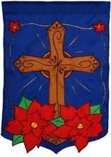 applique Our Saviour Garden Flag - 1 left