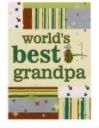 World's Best Grandpa House Flag - 1 left