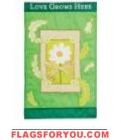 Love Grows Garden Flag