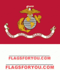 Marine Corps Small Flag 2x3