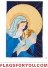 5 left - applique Mother and Child Garden Flag