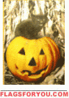 Pumpkin Kitty House Flag