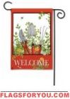 5 left - Pocket Garden Welcome Garden Flag