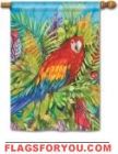 Pretty Parrot House Flag - 3 left