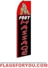 Foot Massage Feather Flag 2.5