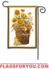 3 left - Sunflowers House Flag