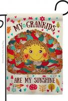 Grandkids Are My Sunshine Garden Flag