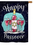 Happy Passover House Flag