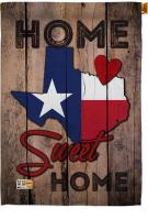 State Texas Home Sweet House Flag