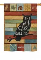 The Wild Is Calling House Flag