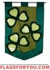 last 1 - Applique Shamrock Shuffle Garden Flag