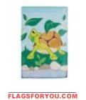 Turtle in Woods House Flag