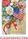We Remember Garden Flag