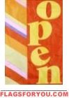2 left - We Are Open House Flag