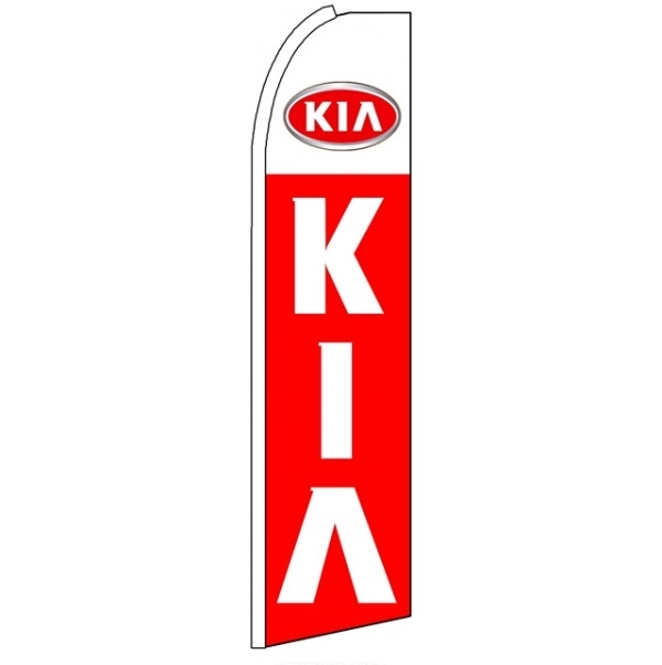 Kia Wind Feather Flag 3\' x 11.5\'